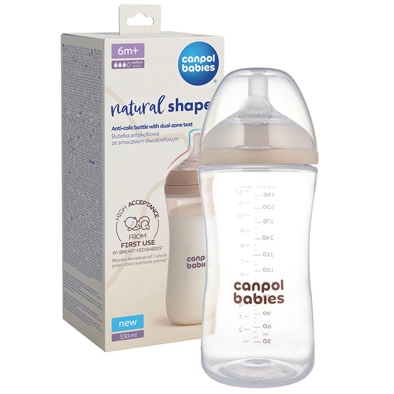 canpol babies +6 natural shape ببرونة رضاعة