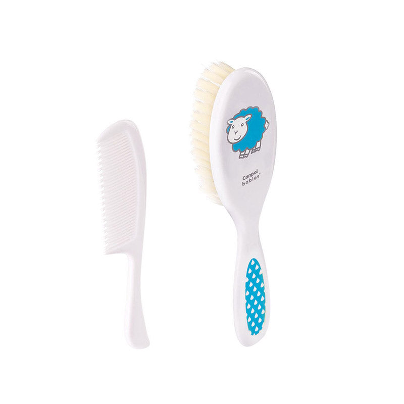canpol babies طقم فرشاة ومشط