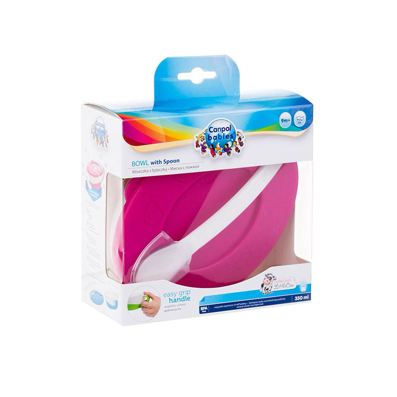 canpol babies طبق بالملعقة