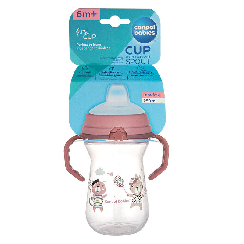 canpol babies كوب بماصة سيلكون+ 6
