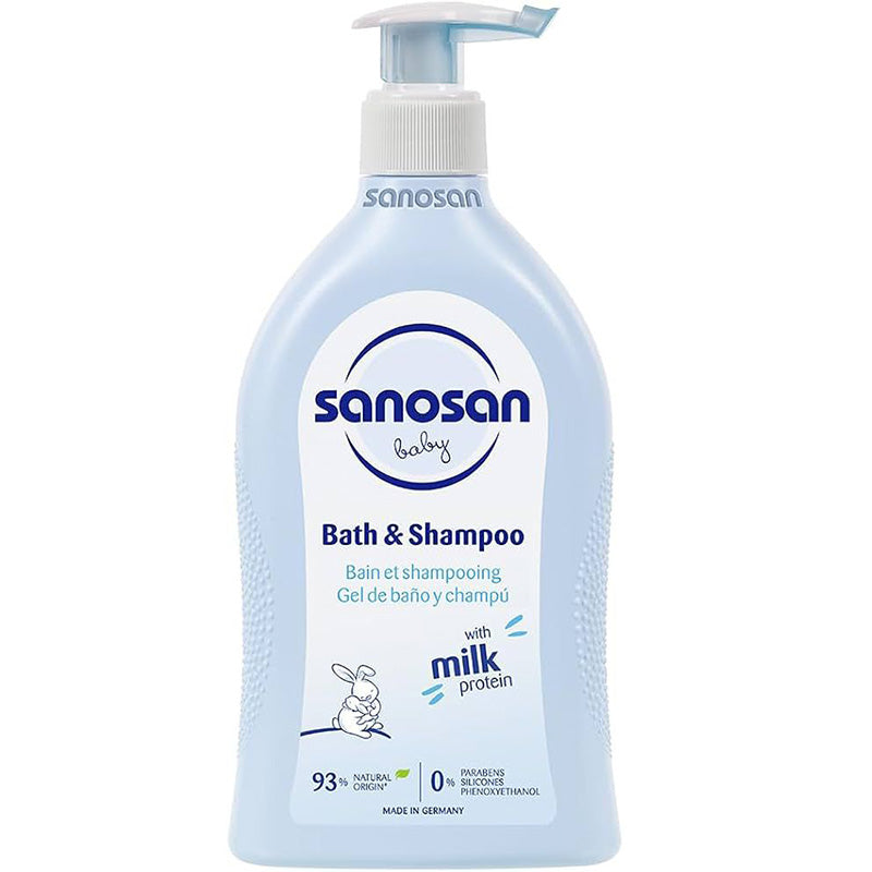Sanosan غسول للاستحمام وشامبو 500مللي