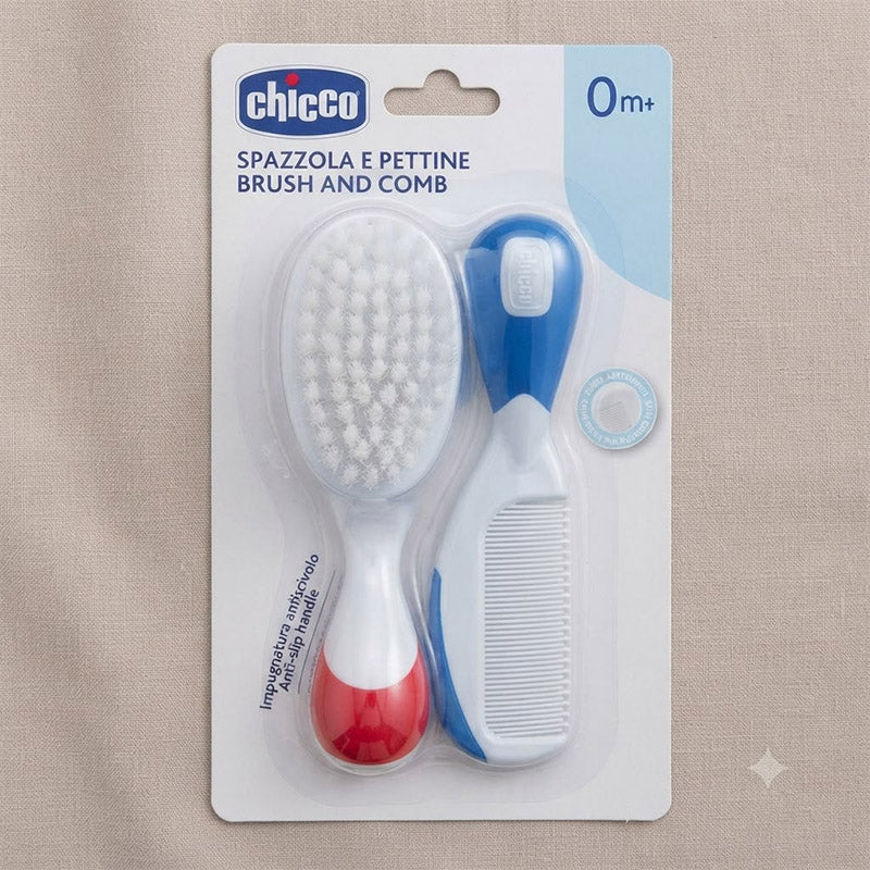 chicco طقم فرشاة ومشط