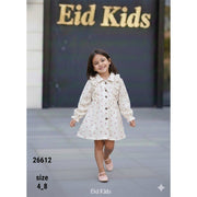 eid kids فستان بناتي شتوي
