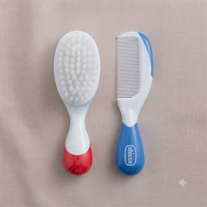 chicco طقم فرشاة ومشط