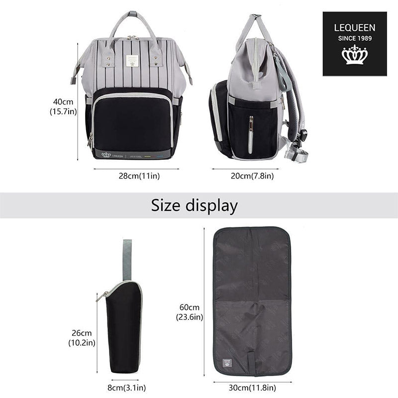 Lequeen Diamond 7TH Edition Waterproof Original Mommy Bag – الجيل السابع الدايموند من ليكوين