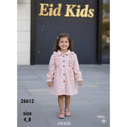 eid kids فستان بناتي شتوي