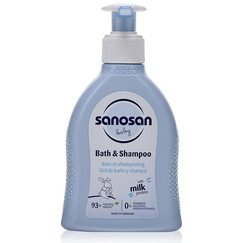 Sanosan غسول للاستحمام وشامبو 200 مللي