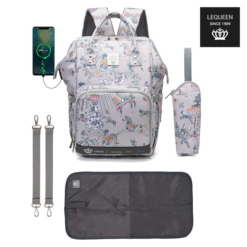 Lequeen Diamond 7TH Edition Waterproof Original Mommy Bag – الجيل السابع الدايموند من ليكوين