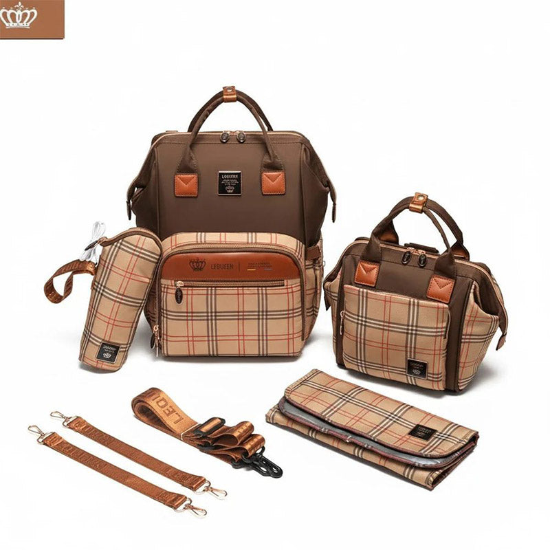 Lequeen gold 8TH generation Waterproof Original Mommy Bag – الجيل التامن جولد من ليكوين