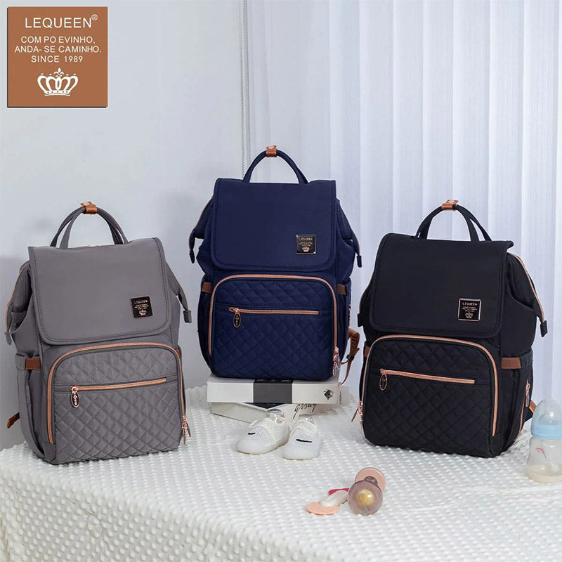 Lequeen gold 8TH generation Waterproof Original Mommy Bag – الجيل التامن جولد من ليكوين
