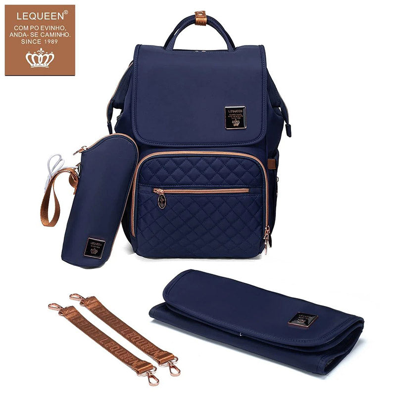 Lequeen gold 8TH generation Waterproof Original Mommy Bag – الجيل التامن جولد من ليكوين