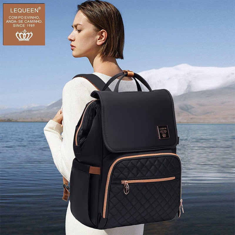 Lequeen gold 8TH generation Waterproof Original Mommy Bag – الجيل التامن جولد من ليكوين