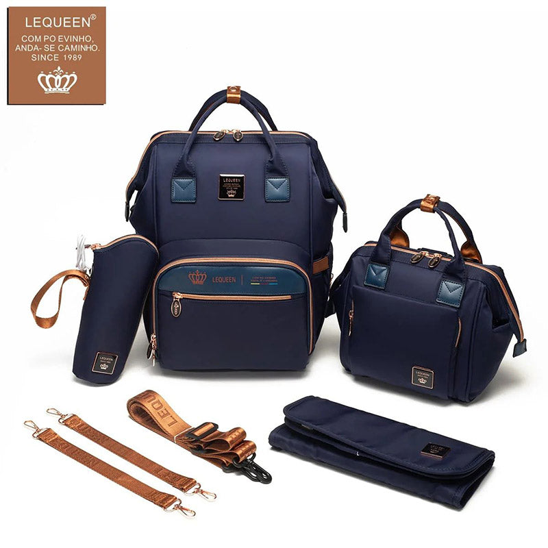 Lequeen gold 8TH generation Waterproof Original Mommy Bag – الجيل التامن جولد من ليكوين