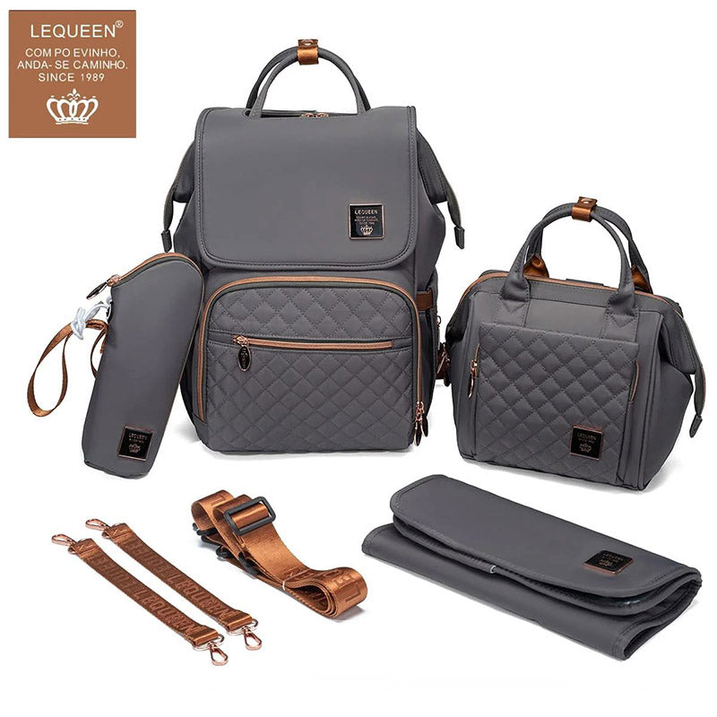 Lequeen gold 8TH generation Waterproof Original Mommy Bag – الجيل التامن جولد من ليكوين