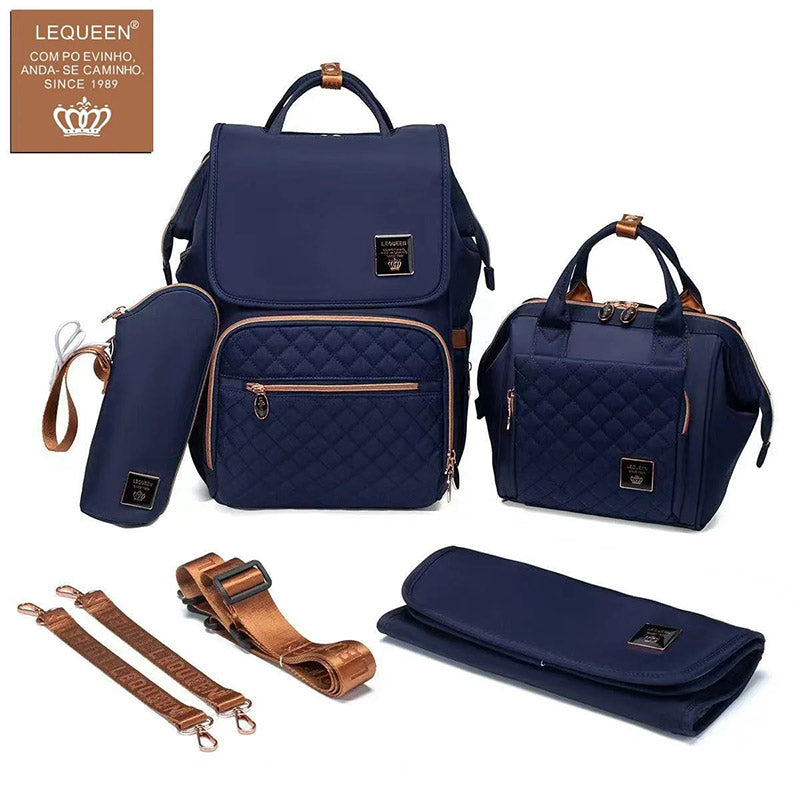 Lequeen gold 8TH generation Waterproof Original Mommy Bag – الجيل التامن جولد من ليكوين
