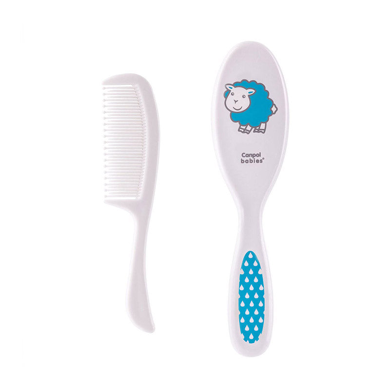 canpol babies طقم فرشاة ومشط
