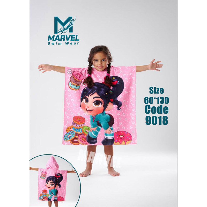 MARVEL بونشو أطفال بناتى