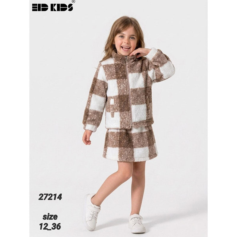 EID KIDS طقم بناتي شتوي