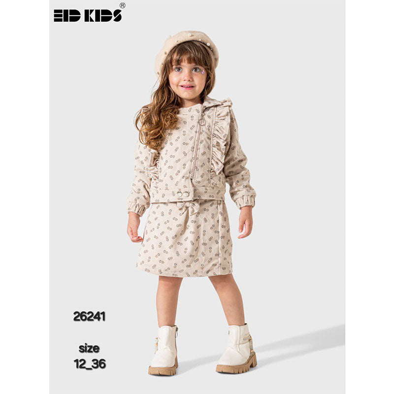EID KIDS طقم بناتي شتوي