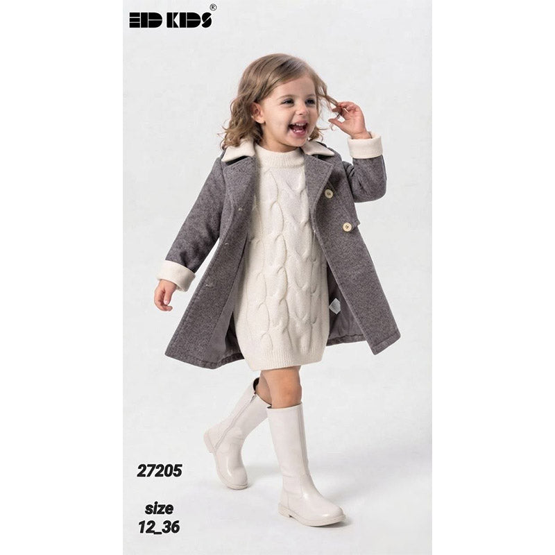 EID KIDS جاكت بناتي شتوي