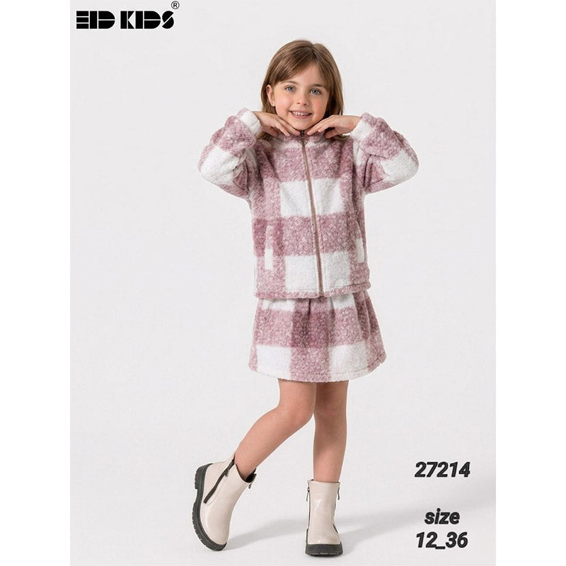 EID KIDS طقم بناتي شتوي
