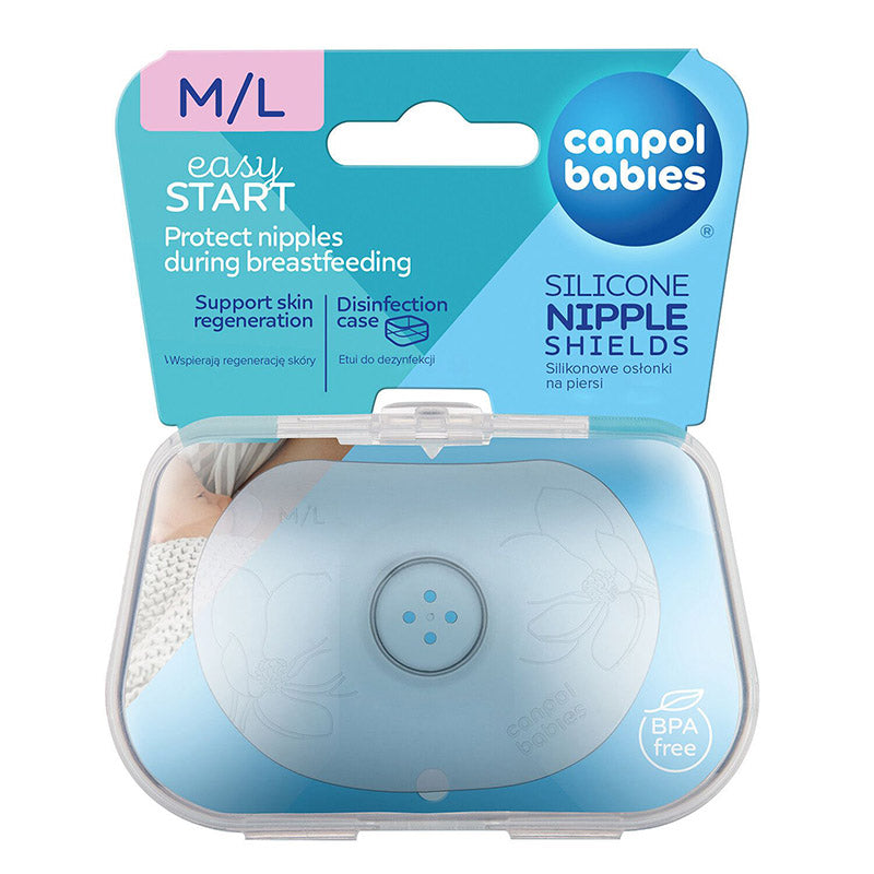 canpol babies واقي حلمة سيليكون (M/L)