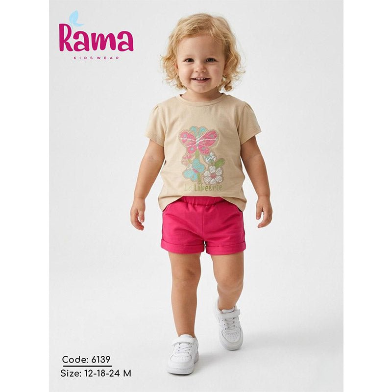 rama بيجامة بناتي صيفي