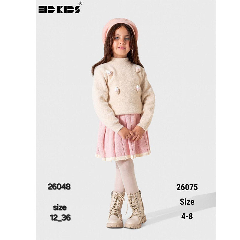 EID KIDS طقم بناتي شتوي