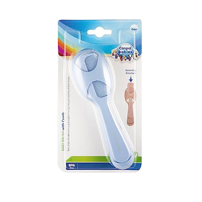 canpol babies طقم فرشاة ومشط