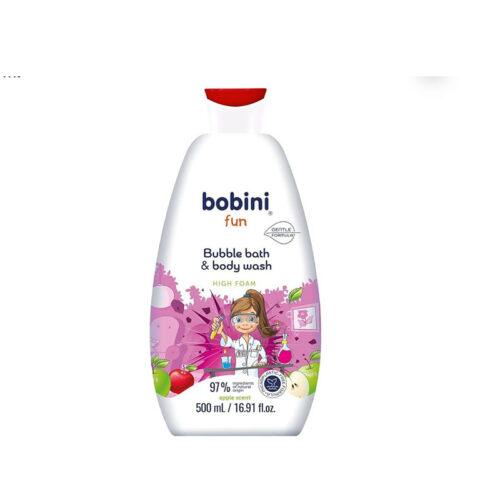 Bobini Apple Scent Fun Bubble Bath وغسول الجسم للأطفال