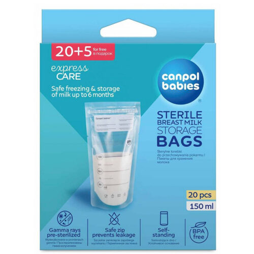 canpol babies أكياس حفظ اللبن 25 كيس