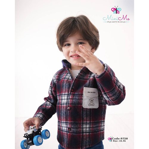 mini me قميص أولادي شتوي