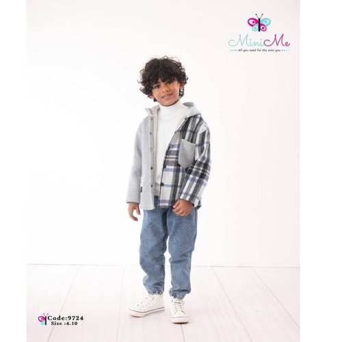 mini me قميص أولادي شتوي