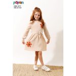 POPLON فستان بناتي شتوي