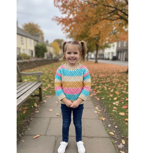 COLORS بلوفر بناتي شتوي