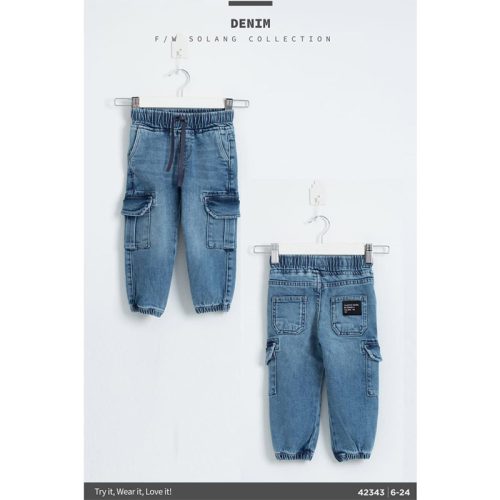 solang بنطلون جينز أولادي