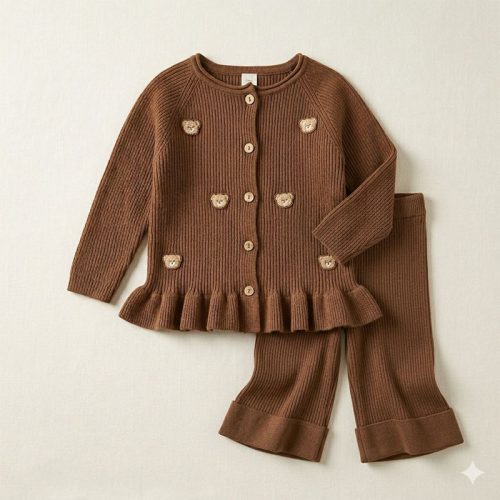 baby طقم بناتي شتوي