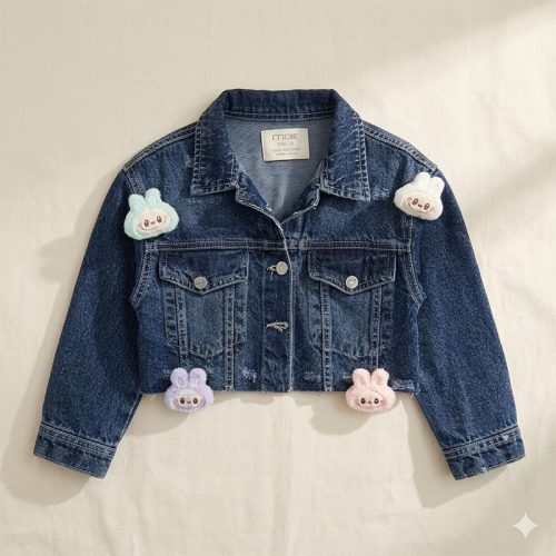 MIX جاكت جينز بناتي خريفي