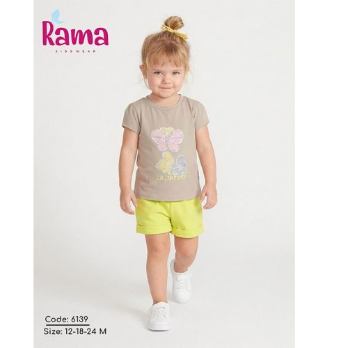 rama بيجامة بناتي صيفي