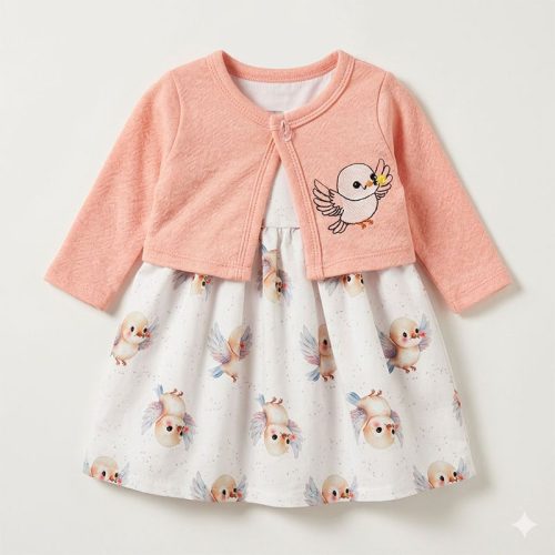 bebic فستان بناتي خريفي