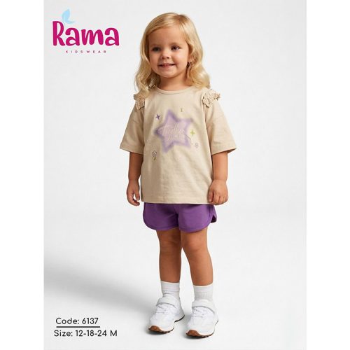 rama بيجامة بناتي صيفي