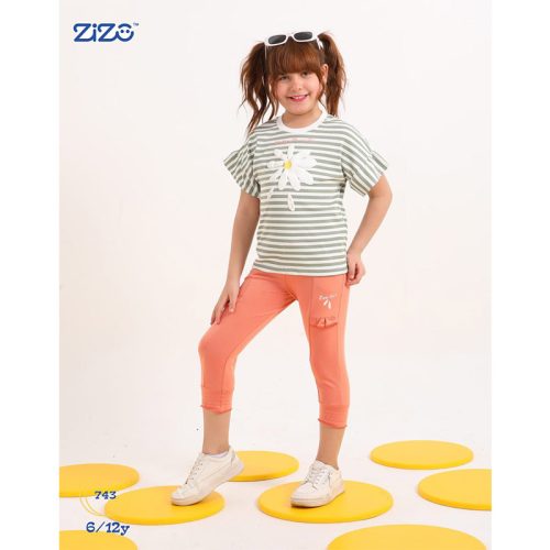 zizo kids بيجامة بناتي صيفي