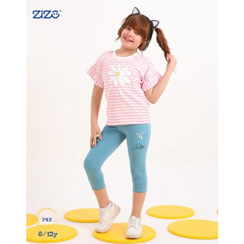 zizo kids بيجامة بناتي صيفي