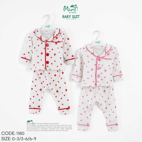 MINT BABY بيجامة بناتي خريفي